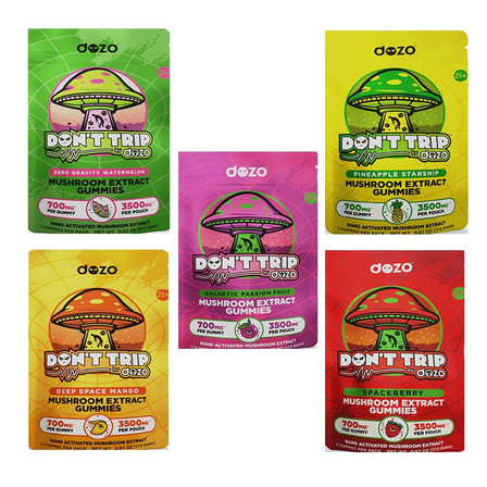 Dozo - Dont Trip - Mushroom + THC-P Gummies - 3500 mg - 5 Counts Per Pack Dozo - Dont Trip - Mushroom + THC-P Gummies - 3500 mg - 5 Counts Per Pack