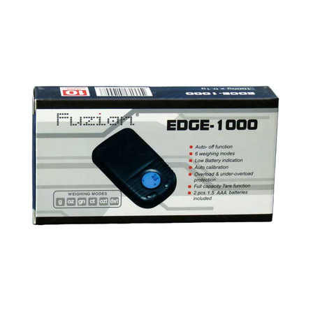 Fuzion Scale 1000g X 0.1g - Edge-1000 Fuzion Scale 1000g X 0.1g - Edge-1000