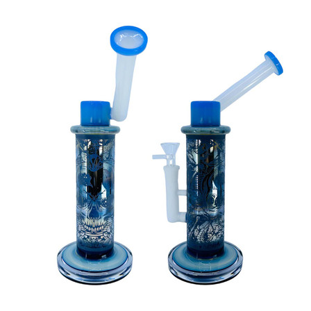 WPSC2749 - 11.5 Inch Waterpipe - With 45 Degree Mouthpiece - Skull Design WPSC2749 - 11.5 Inch Waterpipe - With 45 Degree Mouthpiece - Skull Design