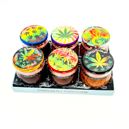 Sharpstone Grinder 63mm - 4 Parts - Assorted Colors - Price Per Piece - SD-119B Sharpstone Grinder 63mm - 4 Parts - Assorted Colors - Price Per Piece - SD-119B
