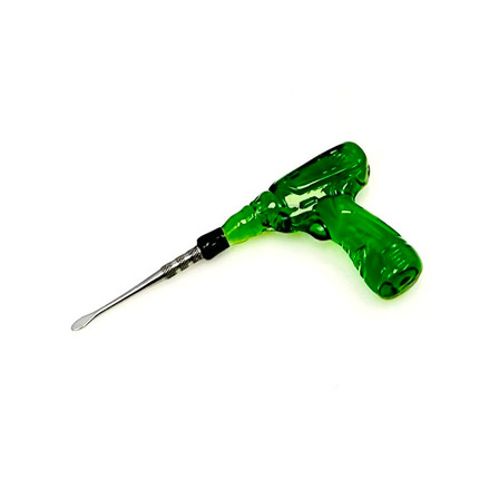 Gun Style Metal Dab Tool - 5 Counts Per Pack - Assorted Colors - VCD7 Gun Style Metal Dab Tool - 5 Counts Per Pack - Assorted Colors - VCD7