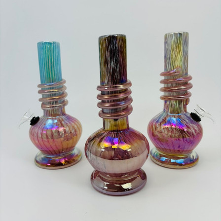 Glass Waterpipe 8 Inch - Ray-K-51 Glass Waterpipe 8 Inch - Ray-K-51
