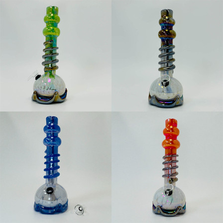 Glass Waterpipe 11 Inch - Ray-K-85 - WPRT42 Glass Waterpipe 11 Inch - Ray-K-85 - WPRT42