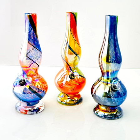 Glass Waterpipe 12 Inch - Ray-K-89 - Assorted Colors - Price Per Piece - WPRT45 Glass Waterpipe 12 Inch - Ray-K-89 - Assorted Colors - Price Per Piece - WPRT45