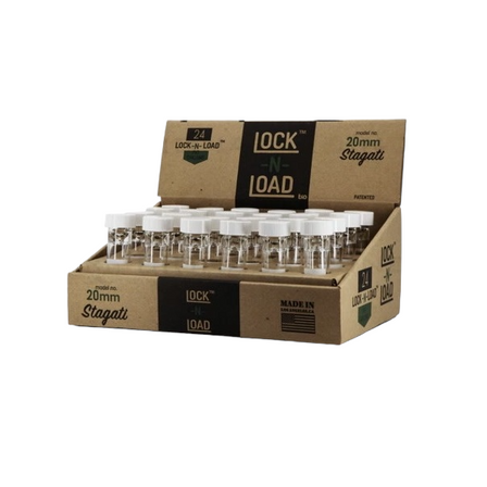 Lock N Load Glass Chillum - 20mm - 24 Counts Per Box Lock N Load Glass Chillum - 20mm - 24 Counts Per Box