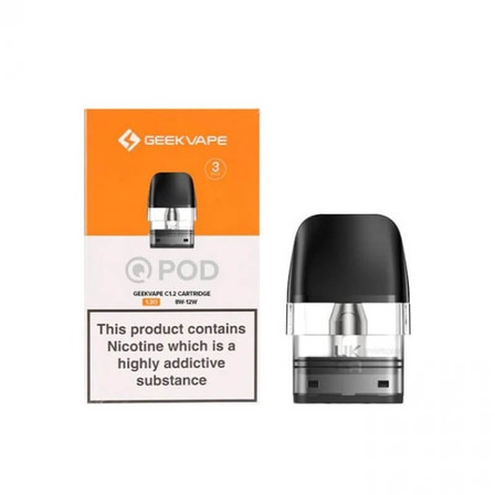Geekvape Q Pod Cartridge 1.2 Ohm Geekvape Q Pod Cartridge 1.2 Ohm
