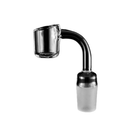 Slant Cut Thick Quartz Banger - 2mm - 18mm - Male - 90 Degree - 6 Counts Per Pack - RTBR11 Slant Cut Thick Quartz Banger - 2mm - 18mm - Male - 90 Degree - 6 Counts Per Pack - RTBR11