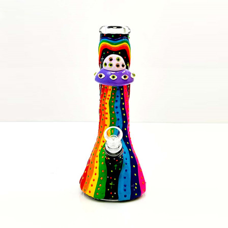 Aleaf Ugly Pretty Waterpipe - 10 Inch - 11 Eyes - Assorted Colors - AL6160