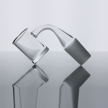 Flat Top Thick Quartz Banger - 2mm - 18mm - Male - 90 Degree - 6 Counts Per Pack - RTBR10