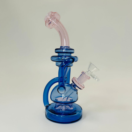Waterpipe 9" Inch -BLUE/PINK Waterpipe 9" Inch -BLUE/PINK