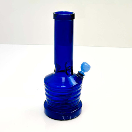 Round Waterpipe - 10 Inch - Blue - Assorted Colors