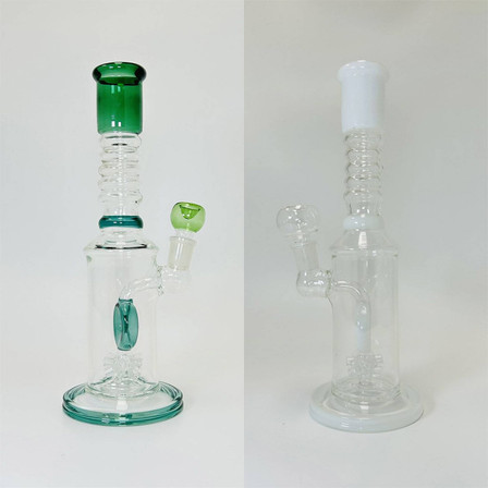WPLG251 - 12 Inch Waterpipe - WIth Donut Perc WPLG251 - 12 Inch Waterpipe - WIth Donut Perc