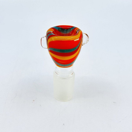 Bowl 18mm Male 3- piece Per- Pack- Color Swirl Bowl 18mm Male 3- piece Per- Pack- Color Swirl