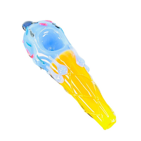 Ice Cream Handpipe 5 Inch - Assorted Colors - HPAG40 Ice Cream Handpipe 5 Inch - Assorted Colors - HPAG40