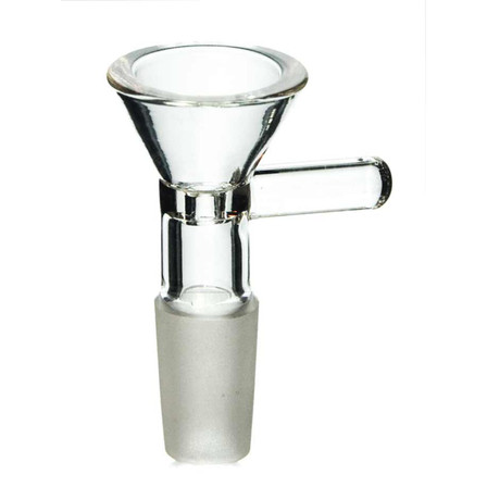 Bowl - 19mm Male With handle - 10 Piece Per Pack - Clear Bowl - 19mm Male With handle - 10 Piece Per Pack - Clear
