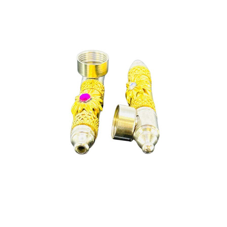 Metal Handpipe - 3.5 Inch - 5 Counts Per Pack - Assorted Colors - HPIM34 Metal Handpipe - 3.5 Inch - 5 Counts Per Pack - Assorted Colors - HPIM34