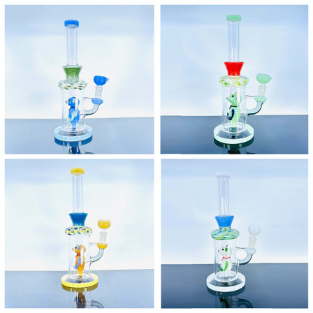 Waterpipe With Character Perc - 11.5 Inch - WPAG115
