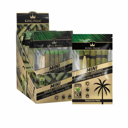 King Plam Mini Cones - 5 Count Per Pack - 15 Pack Per Display King Plam Mini Cones - 5 Count Per Pack - 15 Pack Per Display