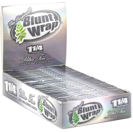 Blunt Wrap Silver Ultra Fine Papers King Size Slim - 25 Per Pack Blunt Wrap Silver Ultra Fine Papers King Size Slim - 25 Per Pack