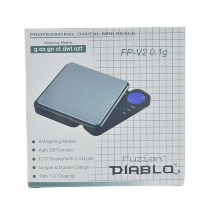 Fuzion - Diablo Digital Mini Scale - 1000 x 0.1 Gram - FP-V2 Fuzion - Diablo Digital Mini Scale - 1000 x 0.1 Gram - FP-V2