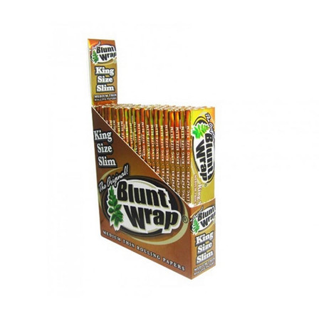 Blunt Wrap - Medium Gold Paper - King SIzed Slim - 25 Pieces Per Pack Blunt Wrap - Medium Gold Paper - King SIzed Slim - 25 Pieces Per Pack