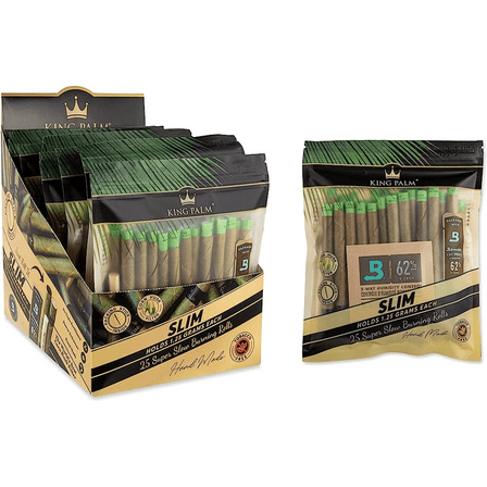 King Palm Slim Size - 25 Piece Per Pack - 8 pack Per Box- Kp-301 King Palm Slim Size - 25 Piece Per Pack - 8 pack Per Box- Kp-301