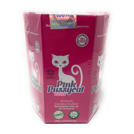 Pink Pussycat Honey - 24 Piece Per Pack Box Pink Pussycat Honey - 24 Piece Per Pack Box