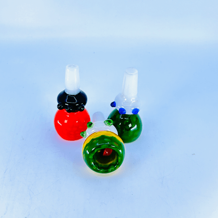 Bowl With Ring Handle and Slime Honeycomb 14mm - Male - 3 Piece Per Pack - MSBL24 Bowl With Ring Handle and Slime Honeycomb 14mm - Male - 3 Piece Per Pack - MSBL24
