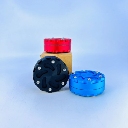 Spiral Top Metal Manual Grinder With magnetic Drawer - 62mm