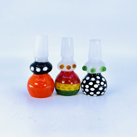 MSBL25 - 19mm Bowl - With Ring Handle And Slime Honeycomb - Assorted Colors - 3 Counts Per Pack