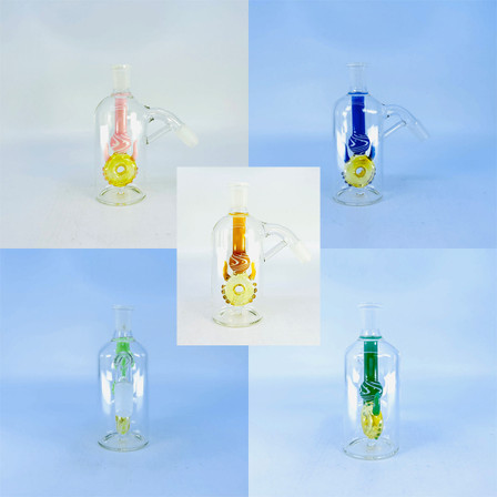 Ash Catcher 45 Degree - 14 Male - 14 Female With Fancy Perc1 Ash Catcher 45 Degree - 14 Male - 14 Female With Fancy Perc1