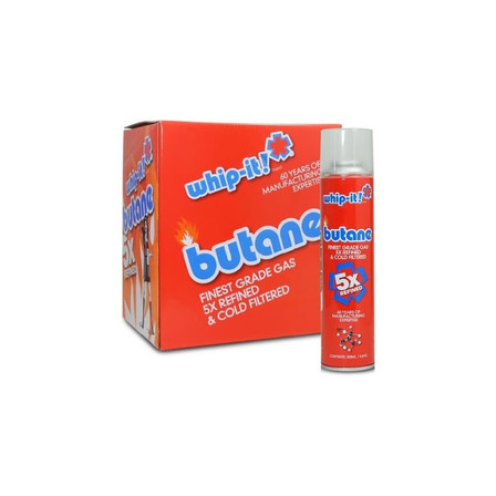 Whip It Butane 5x 300ml - 12 Per Box ( No Free Shipping ) Whip It Butane 5x 300ml - 12 Per Box ( No Free Shipping )
