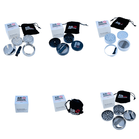 Air X Grinder - 50mm 4 Parts - Assorted Color Air X Grinder - 50mm 4 Parts - Assorted Color