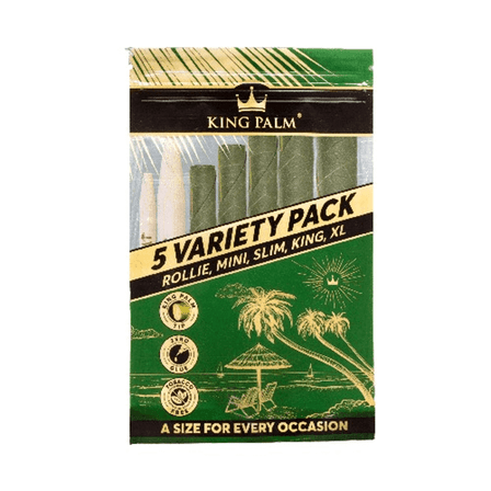 King Palm - Cones Variety Pack Rollie to Xl - 5 Count Per Pack - 15 Pack Per Box King Palm - Cones Variety Pack Rollie to Xl - 5 Count Per Pack - 15 Pack Per Box