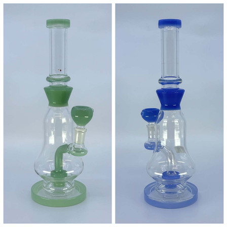 Color Rim Bell Waterpipe With Showerhead Perc - 11 Inch - WPAG149 Color Rim Bell Waterpipe With Showerhead Perc - 11 Inch - WPAG149