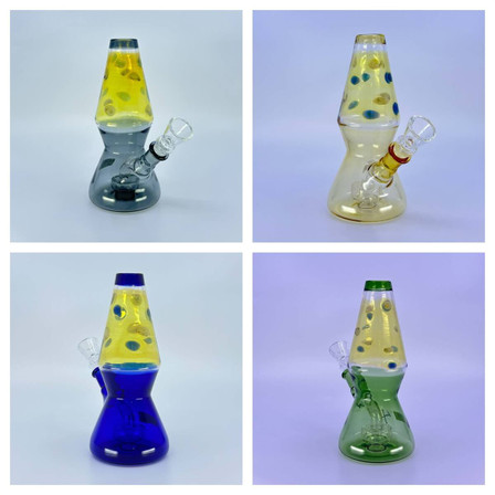 Lamp Lava Waterpipe With Showerhead Perc - 7 Inch Lamp Lava Waterpipe With Showerhead Perc - 7 Inch