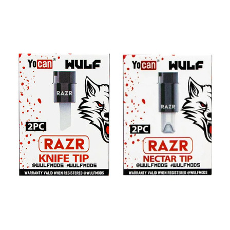 Yocan Wulf Razr Tips - 2 Counts Per Pack Yocan Wulf Razr Tips - 2 Counts Per Pack
