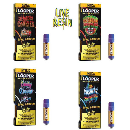 Looper Limited Edition Live Badder - Hhc - Thc-p - 2 Grams Cartridge Looper Limited Edition Live Badder - Hhc - Thc-p - 2 Grams Cartridge