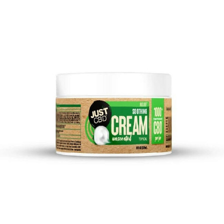 Just Cbd Relief Soothing Cream 8oz - 1000mg - Unscented Just Cbd Relief Soothing Cream 8oz - 1000mg - Unscented