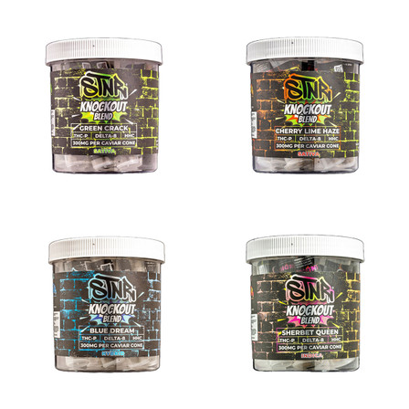 STNR Knock Out - Blend Caviar Cones - Delta 8+Hhc+Thc-P - 1.5 Gram x 12 Cones Per Jar STNR Knock Out - Blend Caviar Cones - Delta 8+Hhc+Thc-P - 1.5 Gram x 12 Cones Per Jar