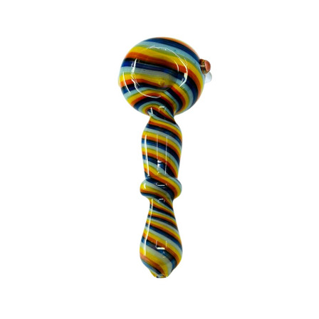 Spoon Swirls Handpipe - 4.5 Inch - Assorted Colors Spoon Swirls Handpipe - 4.5 Inch - Assorted Colors