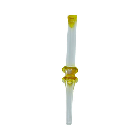 PCNC9 - 7 Inch Nectar Collector - Straw With Flat Mouth - Amber - NC31 PCNC9 - 7 Inch Nectar Collector - Straw With Flat Mouth - Amber - NC31