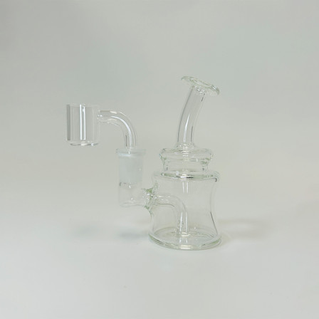 WPFC5 - 4 Inch Mini Waterpipe - With Banger - Assorted Colors