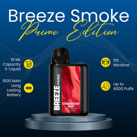 Breeze Prime Edition 6000 Puffs Disposabl Breeze Prime Edition 6000 Puffs Disposabl