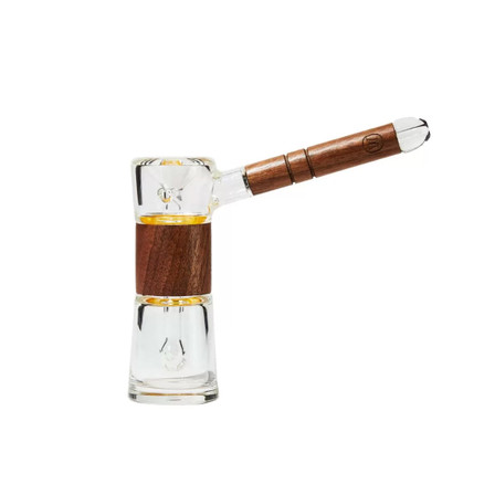Marley Natural Bubbler - Glass and Wood - 5 Inch Marley Natural Bubbler - Glass and Wood - 5 Inch