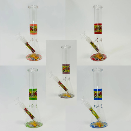 Waterpipe 10- Inch Beaker  With Wig-wag 