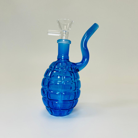 Mini Grenade Waterpipe with Nozzle - 5.5 Inch - Assorted Colors
