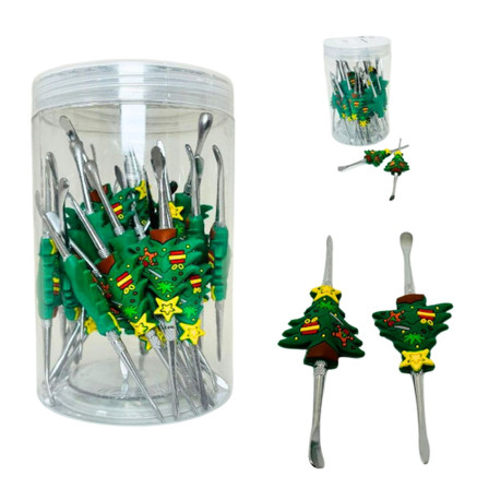 Dabber 5-inch Christmas Tree Silicone - 30 count Per Jar Dabber 5-inch Christmas Tree Silicone - 30 count Per Jar