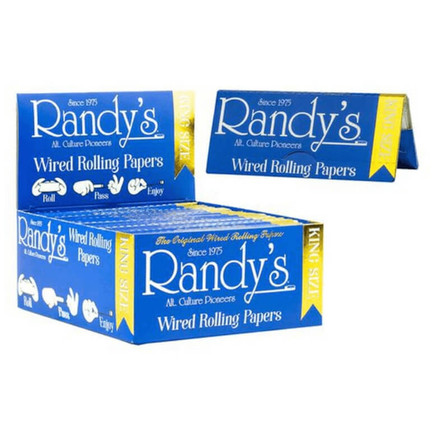 Randys King Size Papers - 110mm - 25 Per Box (Gold)