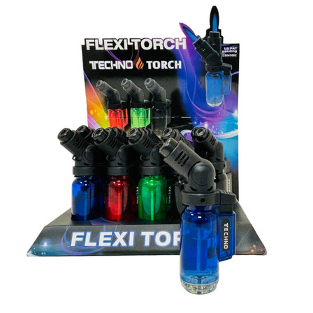 Techno Torch - Flexi Torch Lighter - 15 Counts Per Display Techno Torch - Flexi Torch Lighter - 15 Counts Per Display